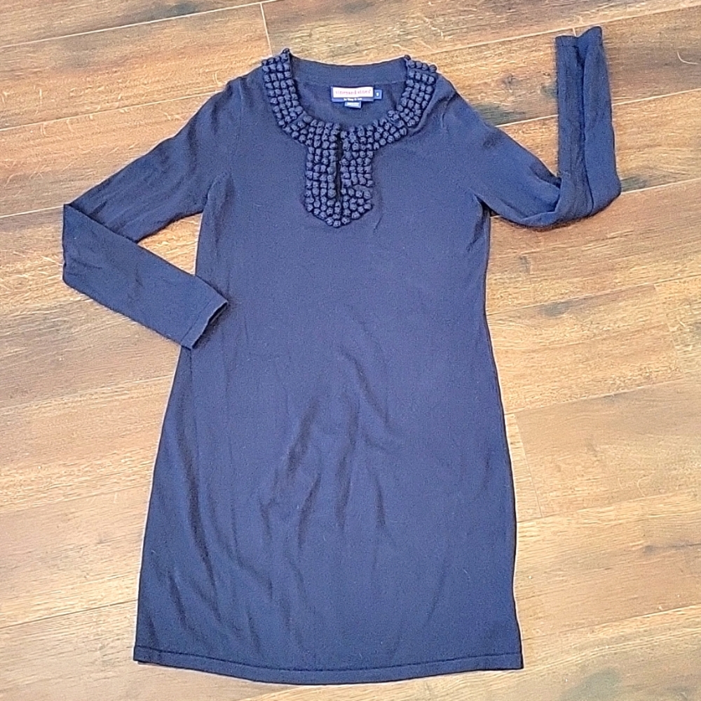Vineyard Vines Cashmere Navy Blue Sweater Dress
